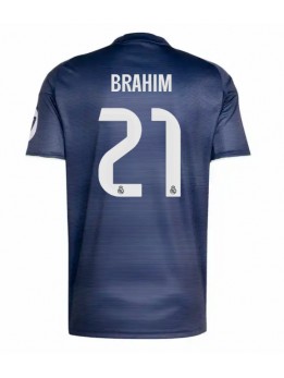 Real Madrid Brahim Diaz #21 Replika Borta Kläder 2025-26 Kortärmad